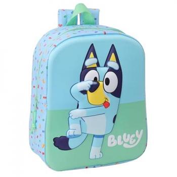 Mochila Guardería Bluey 3D – 22×27×10 cm
