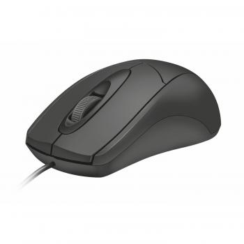 Trust Ziva Mouse Ottico 1200 DPI Ambidestro con 3 Tasti per PC