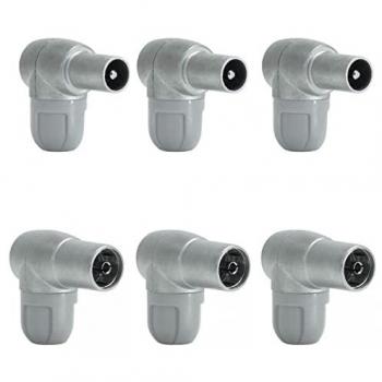 Conector Coaxial Antena TV TDT Pack 6,9 mm