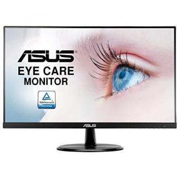 ASUS VP249HE 24 (23.8) Monitor, Full HD, 1920 x 1080 pixels, IPS panel, HDMI and D-Sub ports, Flicker Free technology, Blue Light Filter, TUV Certified