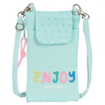 SAFTA BOLSITO PORTAMOVIL RECICLADO BLACKFIT8 ENJOY