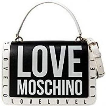 Bolso Satchel Bicolor Love Moschino