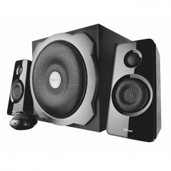 Trust Tytan Set Altoparlanti 2.1 con Subwoofer, Risparmio Energia, Standard, Nero