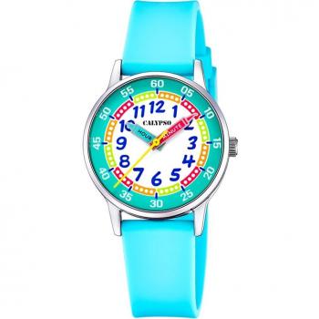 Reloj Calypso K5826/3 Blanco Correa De Caucho, Infantil