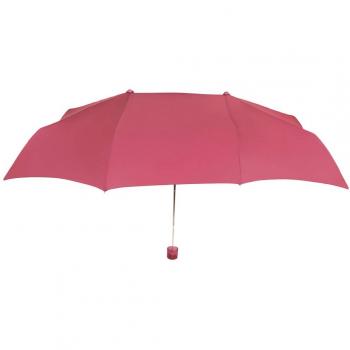 Práctico y Original Paraguas Vogue Plegable para Dos Personas, con protección Solar, antiviento y Acabado Teflón Que repele el Agua. Llévatelo de Viaje. (Rosa)