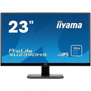 Iiyama ProLite XU2390HS-B1, 23 pollici, AH-IPS LED-Monitor Full-HD, VGA, DVI, HDMI, Ultra-Slim-Line, Nero