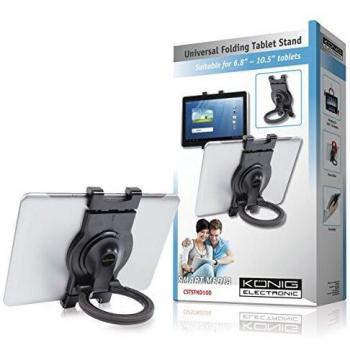 Supporto Pieghevole Universale König per Tablet – Nero
