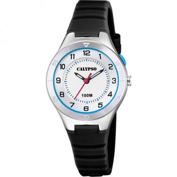Reloj Calypso Junior Collection K5800/4 Blanco Correa De Caucho, Unisex
