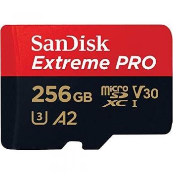 Sandisk Micro SD Extreme Pro 256GB XC + adattatore SD Cod. SDSQXCD-256G-GN6MA