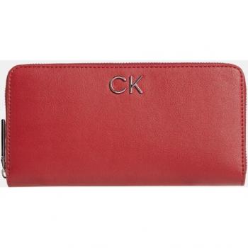 Cartera Grande Calvin Klein Roja con Cremallera
