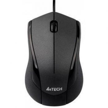 A4Tech N-400-1, USB, Ottico, PC, Grafite, Ambidestro, Plastica