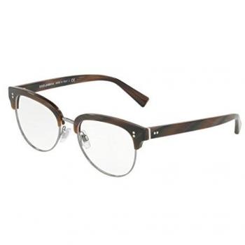 Dolce & Gabbana 0Dg3270, Monturas de Gafas para Hombre, Multicolor (Rayas Burdeos/Metal Gun)