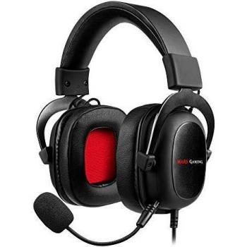Mars Gaming MH5 7.1 Cuffie con microfono staccabile e driver da 53 mm per PC/PS4/Xbox/Switch
