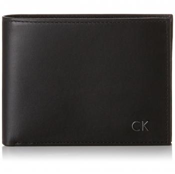 Calvin Klein L3On 5Cc Coin, Bolsa y Cartera para Hombre, Negro (Black), 9.6x2x12.6 cm (W x H x L)