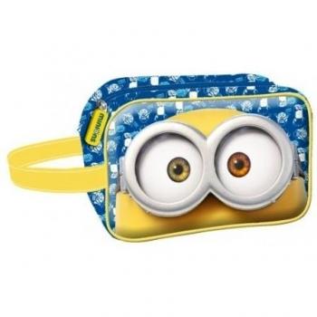 Neceser de minions con gafas cuadradas