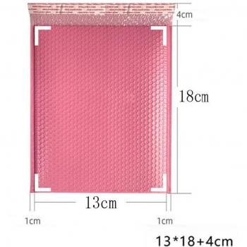 Bolsas de burbujas rosa autoselladas