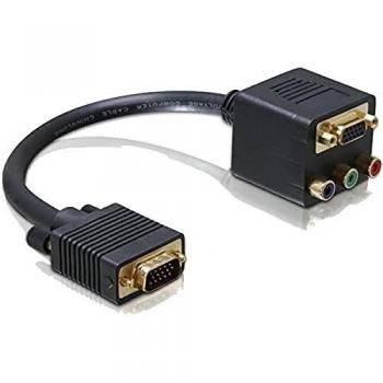 DeLock Adapter VGA VGA + 3X Chinch