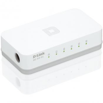 Switch D‑Link GO‑SW‑5E Desktop 5Porte RJ45 Fast Ethernet