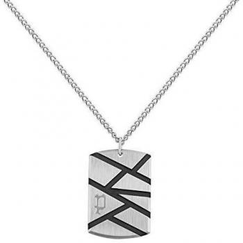 Police Colgante Collar para Hombre Acero Inoxidable