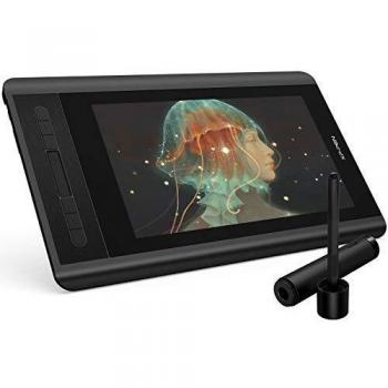 XP-PEN Artist 12 Tavoletta Grafica con Schermo HD 11,6 Pollici Monitor con Pennino Passivo 8192 Livelli di Pressione + Porta Penne Multifunzione + Guanto per Tablet (Artist 12 Standard, Nero)