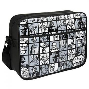 CERDÁ LIFE'S LITTLE MOMENTS Bolso Bandolera Star Wars, Mochila para Niñas, Negro (Negro), 11x30x36 cm (W x H x L)