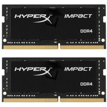 HyperX Impact HX426S15IB2K2/16 Memory 16GB Kit*(2x8GB) 2666MHz DDR4 CL15 SODIMM
