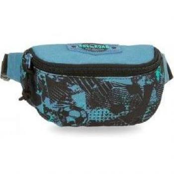 Riñonera Roll Road para niños Soccer negra