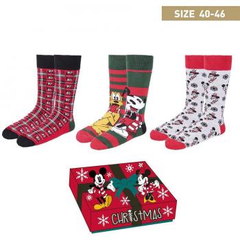 CALCETINES PACK 3 UND. MICKEY Y MINNIE TALLA 40-46
