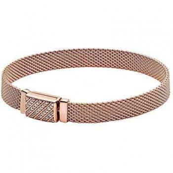 PANDORA Reflexiones, Pulsera, para Mujer, Rosa, 15 cm