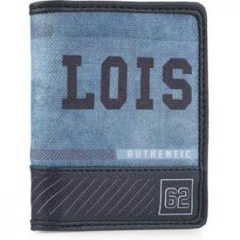 Cartera Lois Jeans RFID para hombre color azul