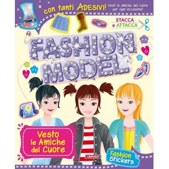 Vesto le amiche del cuore. Con adesivi. Ediz. illustrata