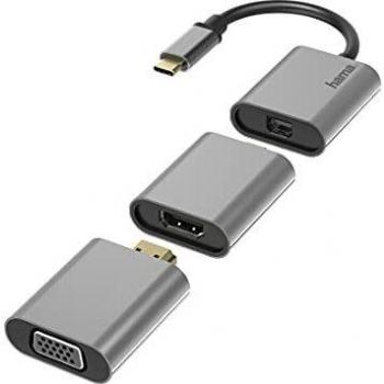 Hama 00200306 Adattatore USB-C Mini DisplayPort HDMI VGA