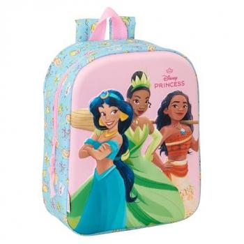 Mochila Princesa Disney 3D Infantil
