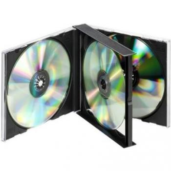 Custodia Vivanco QuadriCD Nero