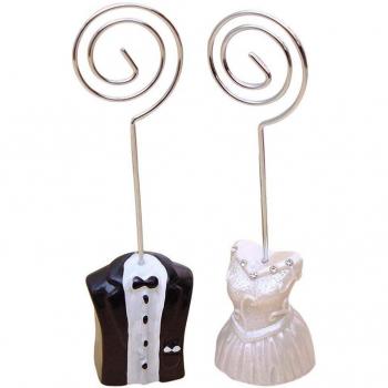 Tarjetas de Lugar de Boda Novio y Novia