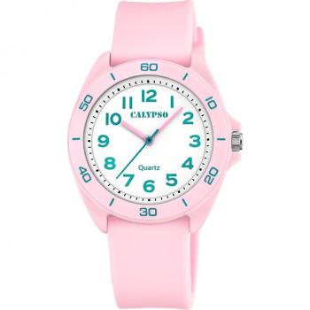 Reloj Calypso Junior K5833/2 Blanco Correa de Caucho