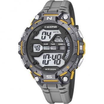 Reloj Calypso Digital K5815/3 Hombre Correa Caucho Negro