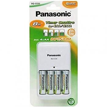 Panasonic BQ-CC17 Indoor battery charger Color blanco