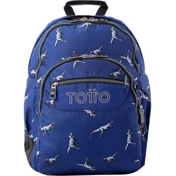 Mochila Totto Rayol escolar azul