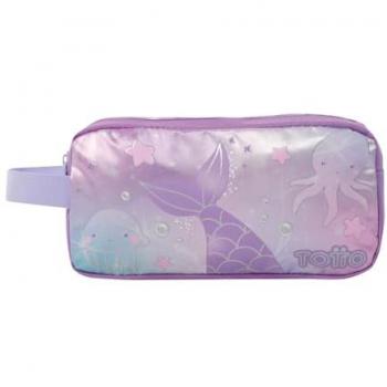 Estuche Totto Sirenita Rosa Compacto