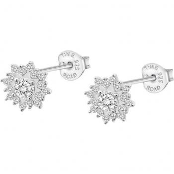 Pendientes Estrella Time Road Ws03243 Plata, Mujer