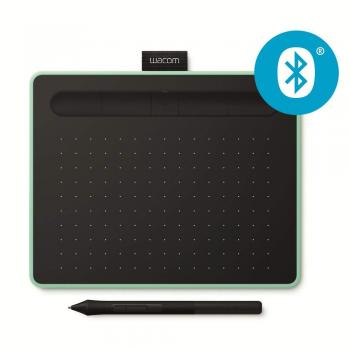 WACOM Tavoletta Grafica Intuos S Wireless Bluetooth con Penna Pistacchio, Verde Menta, Nero