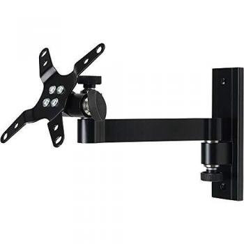 Supporto a muro per monitor SpeaKa Professional 33-76 cm (13-30) Nero Inclinabile, Girevole