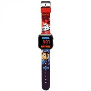 Paw Patrol Reloj LED Azul y Rojo