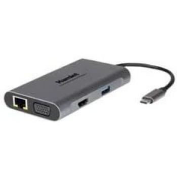 Docking station USB-C VGA HDMI Gigabit HDKC-PD400V