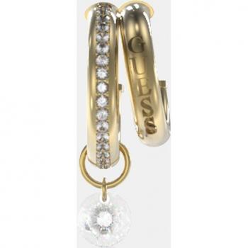 Crazy EarCuff Acero Dorado con Cristales