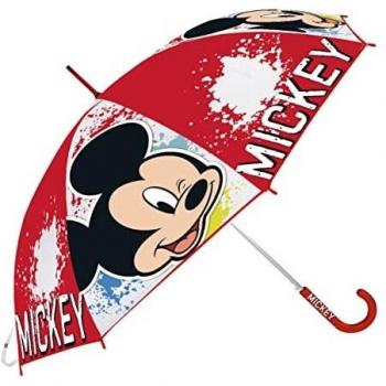 Paraguas manual 46 cm rojo Mickey Mouse Happy Smiles