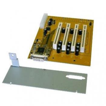 Scheda di interfaccia EXSYS con 4 x slot PCI + ATX-Bracket