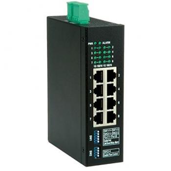 ROLINE Switch di rete Gigabit Ethernet Industriale Non gestito (10/100/1000) Nero