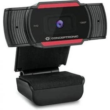 Conceptronic Amdis Webcam Full HD 1080p USB 2.0 Nera